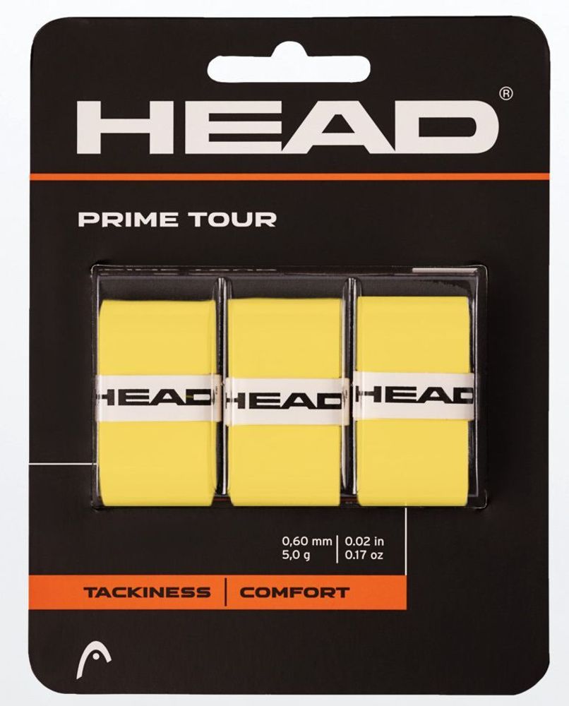 Теннисные намотки Head Prime Tour 3P - yellow