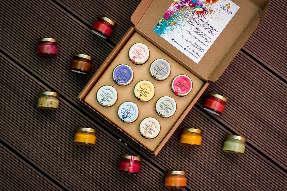 Медовый подарочный набор HoneyForYou "Радуга вкусов"