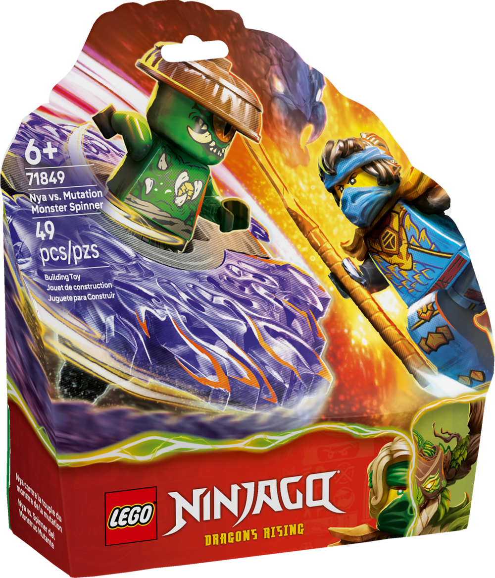 Конструктор Лего Ниндзяго Ния против элементального монстра 71849 | LEGO Ninjago Nya Mutation Monster Spinner 49 дет 6+