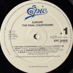 Виниловая пластинка Europe - The Final Countdown LP