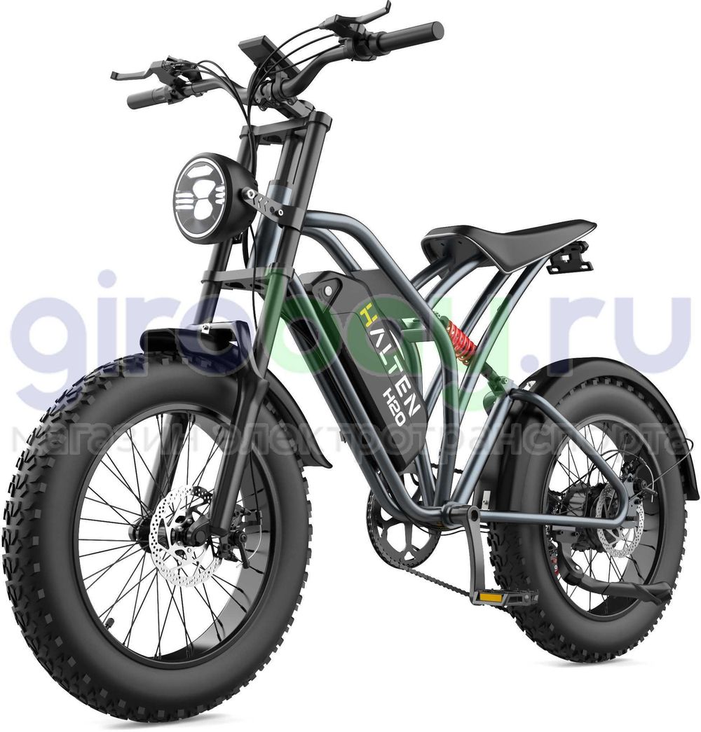 Электровелосипед HALTEN H20 (48V/20Ah) гидравлический тормоз Электровелосипед HALTEN H20 (48V/20Ah) гидравлический тормоз фото №1