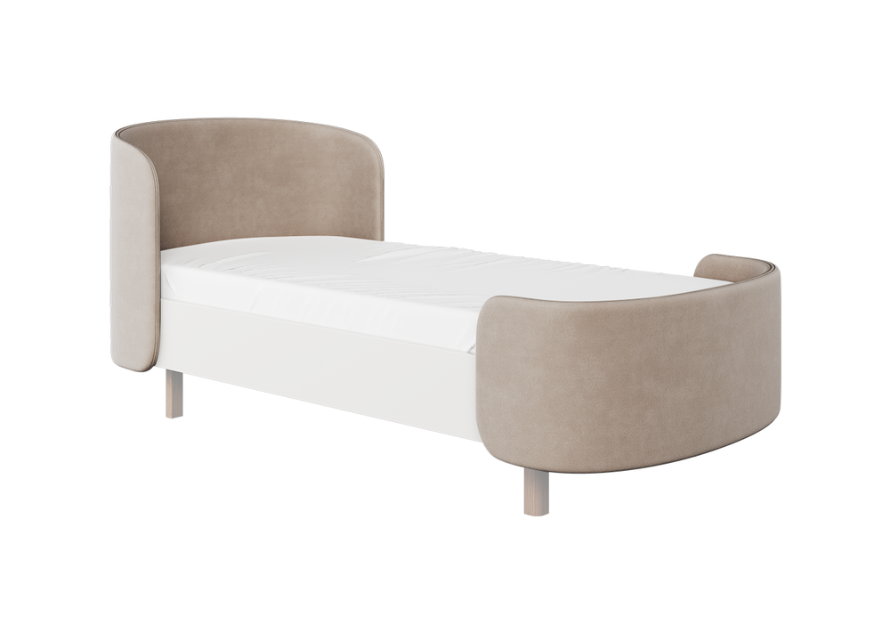 Комплект чехлов для кровати KIDI Soft размер M, L антивандальная ткань (бежевый)