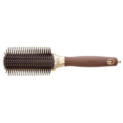 Щетка 9 рядов EXPERT STYLE CONTROL Nylon Bristles Gold&Brown Коричневый (08216)