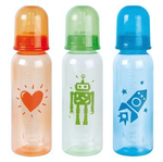 Бутылочка 240мл, ПП, силикон, быстрый поток, 6+ (Пома)
