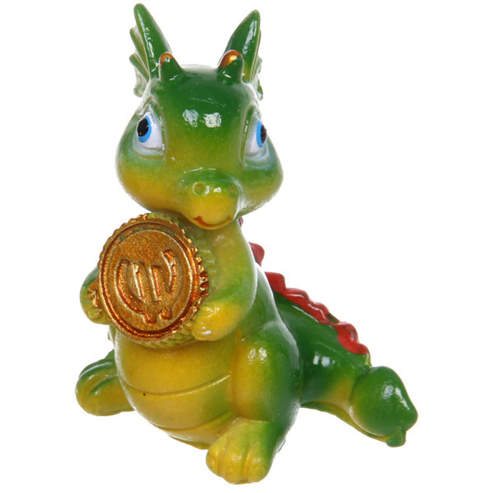 Фигурка «Дракоша Мила с подарком» 5*4,5*4 см, микс