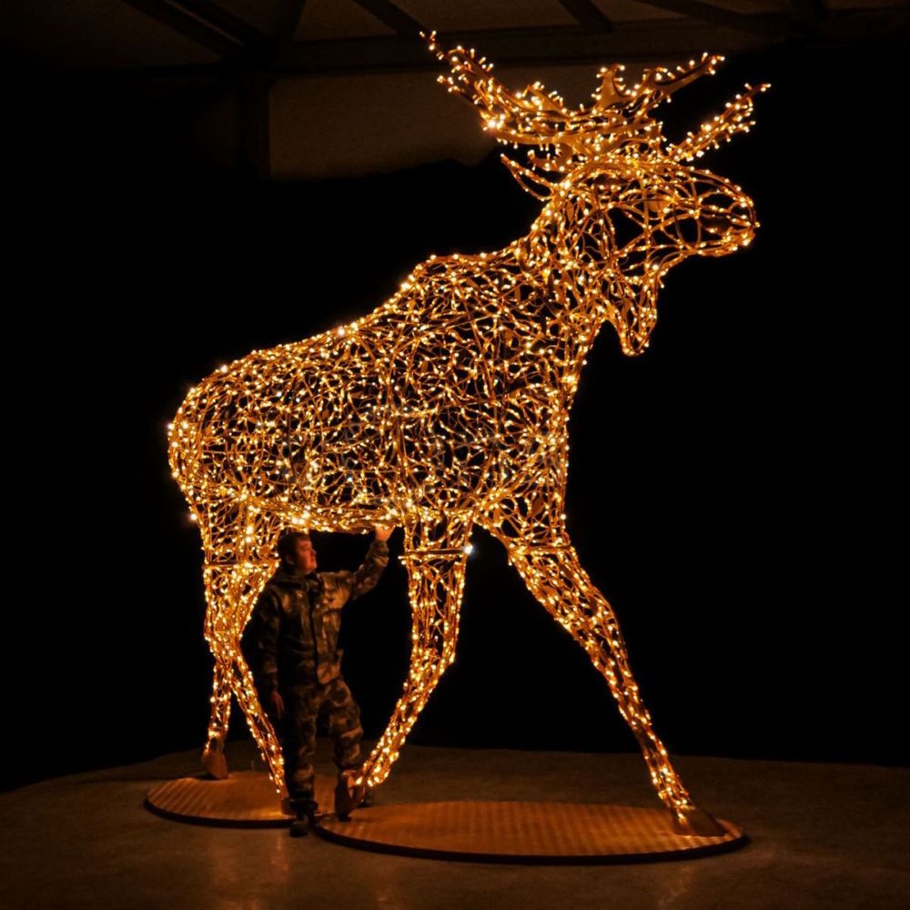 Светодиодная фигура "Лось"