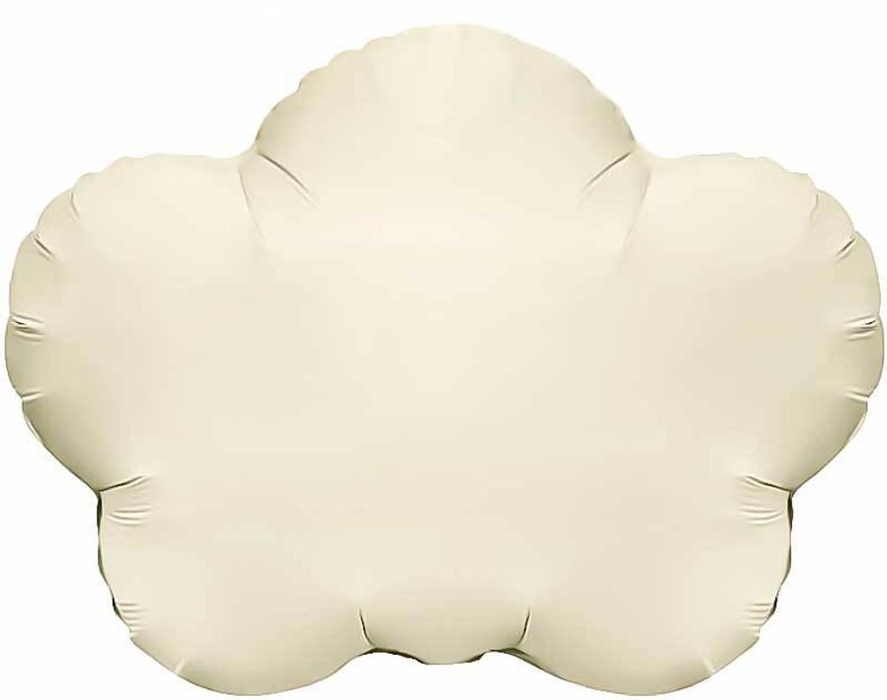 К Шар (28"/70 см)Фигура, Ретро Облоко Крем, без уп