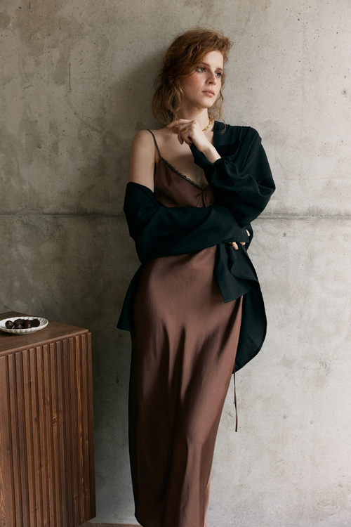 Комбине V вырез