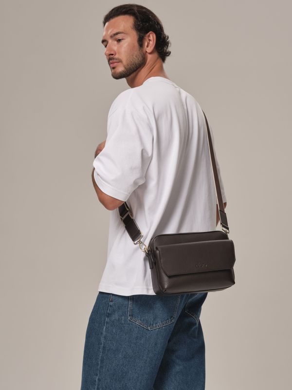 Мужская сумка DBR 7113 коричневый шоколад