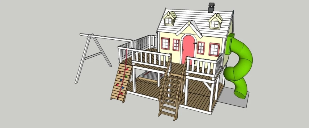 Детский деревянный домик Камилла