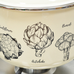 Кастрюля 4л "Брокколи" слоновая кость