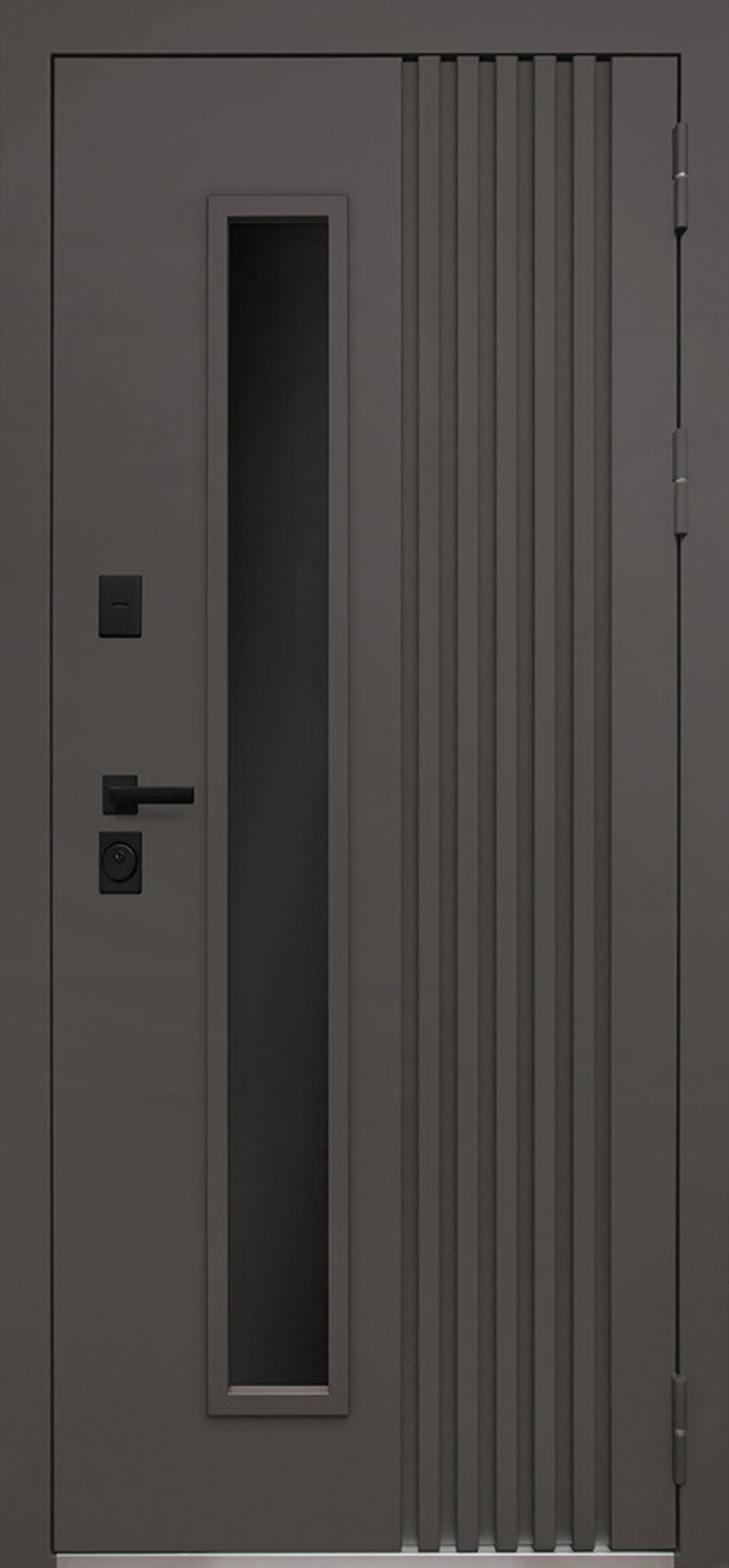 Стальная дверь "Камалия с окном (терморазрыв 3к)"