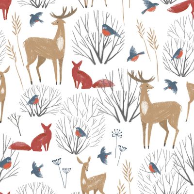 Зимние животные