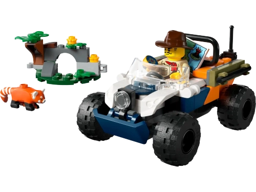 Конструктор LEGO City 60424 Миссия Красной панды на квадроцикле "Исследователь джунглей"
