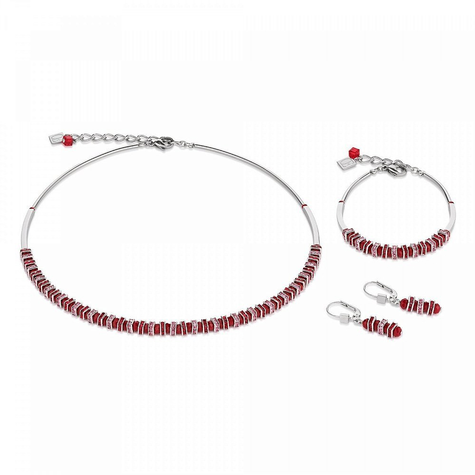 Колье Coeur de Lion 4858/10-0300 цвет красный, розовый