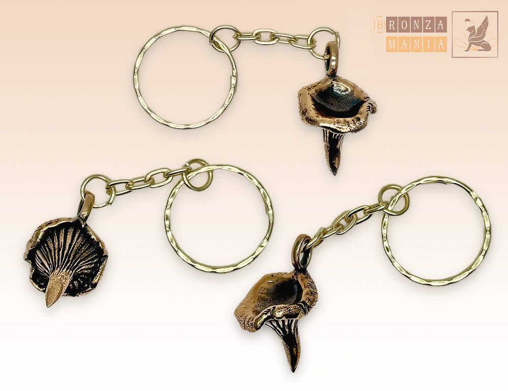 брелок Гриб Лисичка