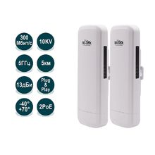 Преднастроенный комплект для Wi-Fi моста WI-CPE513P-KIT (v3)