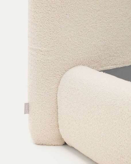 Кровать Martina со съемным чехлом из ткани букле для матраса 90х200 см