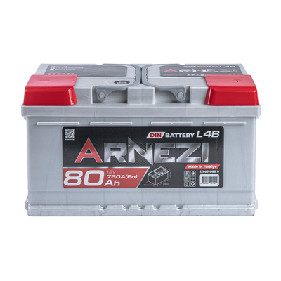 Аккумулятор ARNEZI DIN SMF 80 А/ч обратный R+ 315x175x175 L4B EN 760 А