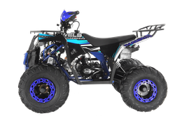 Квадроцикл Wels Thunder EVO 125 куб/см 10 л.с колеса 8" цвет Черно/синий