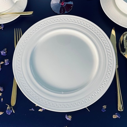 Lenardi 225-043 Набор из 6 тарелок 27см МАРСЕЛЬв под.уп.(х4)Костяной фарфор