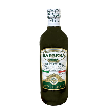 Оливковое масло Barbera Italiano Extra Virgin нефильтрованное 750 мл