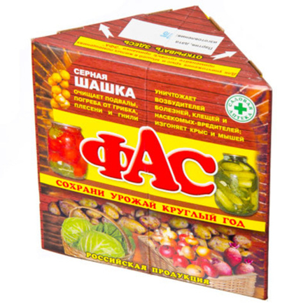 Шашка серная ФАС треугольник 300гр