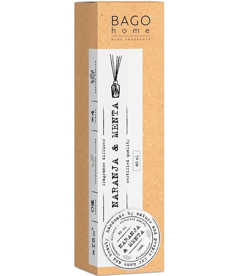 Мята и апельсин, ароматический диффузор, Bago home