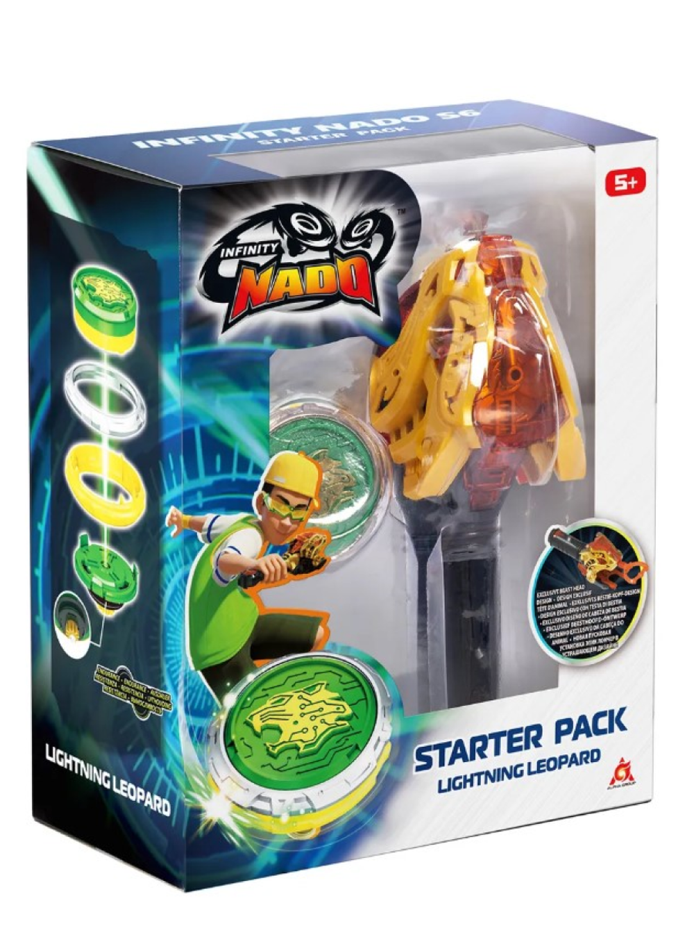 Волчок Инфинити Надо Lightning Leopard Infinity Nado 40596