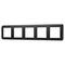 Рамка пластиковая FRM-VERSA-PL-5-BK Arlight 045191