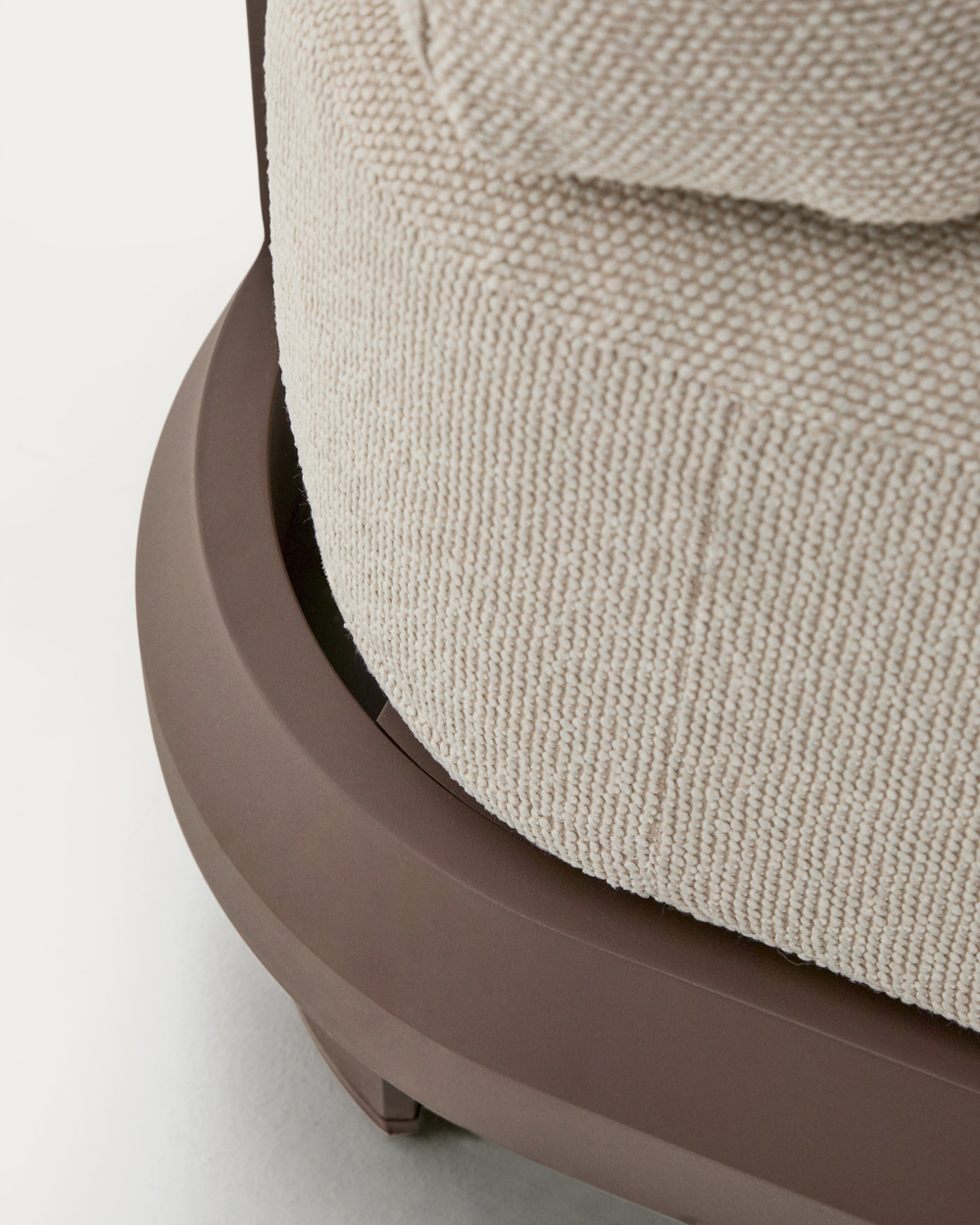 Трехместный диван Nerano из коричневого алюминия, 208 см