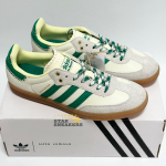 ADIDAS SAMBA x Wales Bonner "Cream White Bold Green"