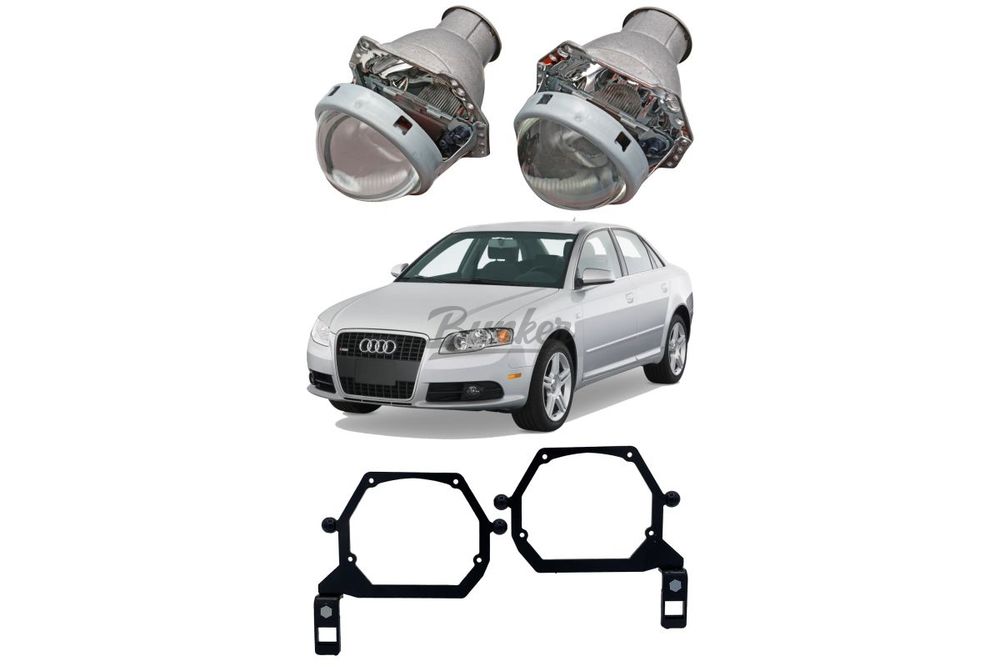 Готовый комплект для замены штатных линз Audi A4 B7 2004-2009 Автокорректор Bosch AL