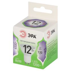 Лампочка светодиодная ЭРА GREEN LINE LED MR16-12W-865-GU10 GL GU10 12 Вт софит холодный свет