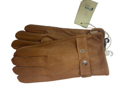 Перчатки. Мужские. Материал верха: Кожа оленя. Подклад: Трикотаж-шерсть. 5 шт в упаковке.