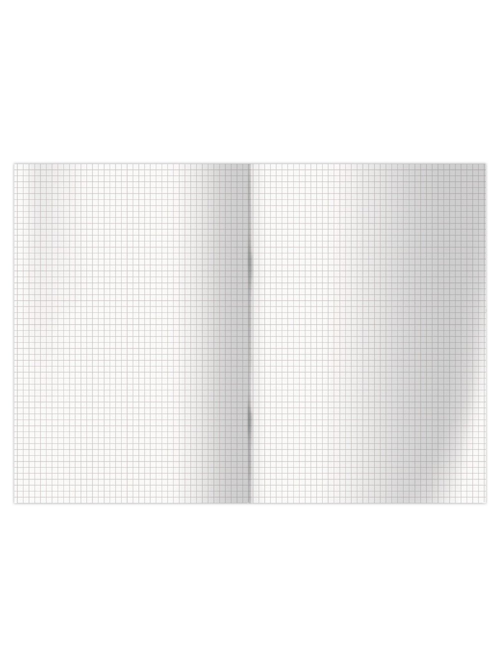 Книга учета А4 128 листов клетка твердая обложка крафт