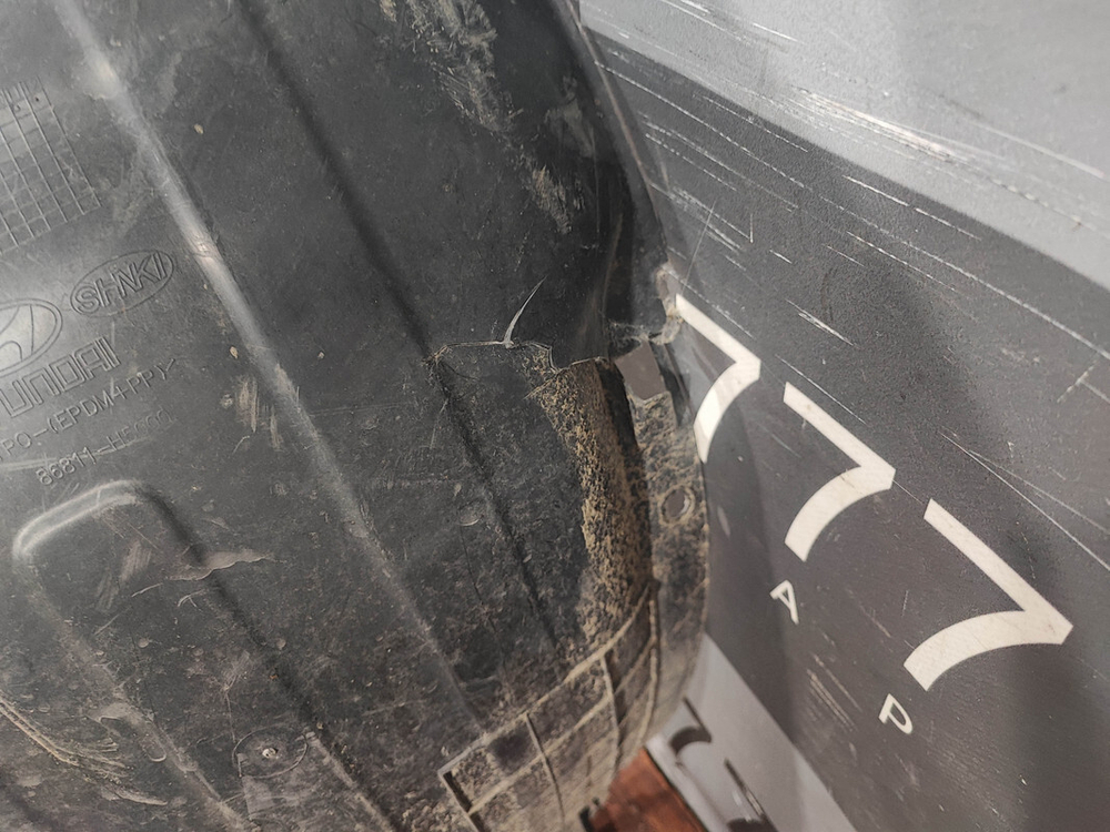 Подкрылок передний левый Hyundai Solaris 2 (HCR) 17-20 Б/У Оригинал 86811H5000