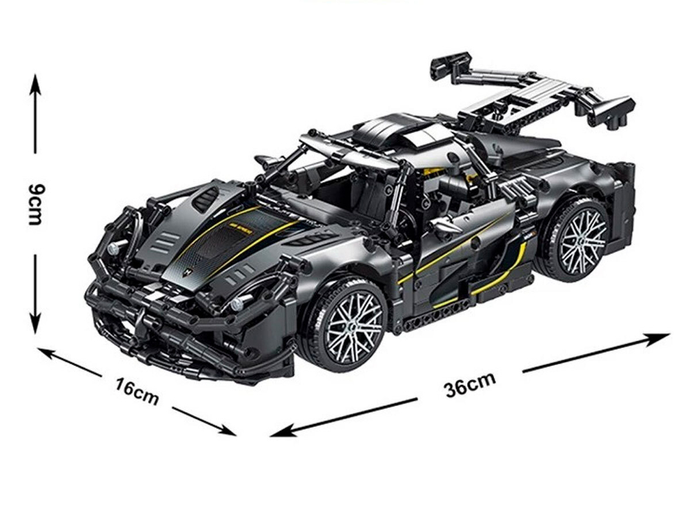 Конструктор Mork 023022-3 "Koenigsegg One:1" 1505 дет.