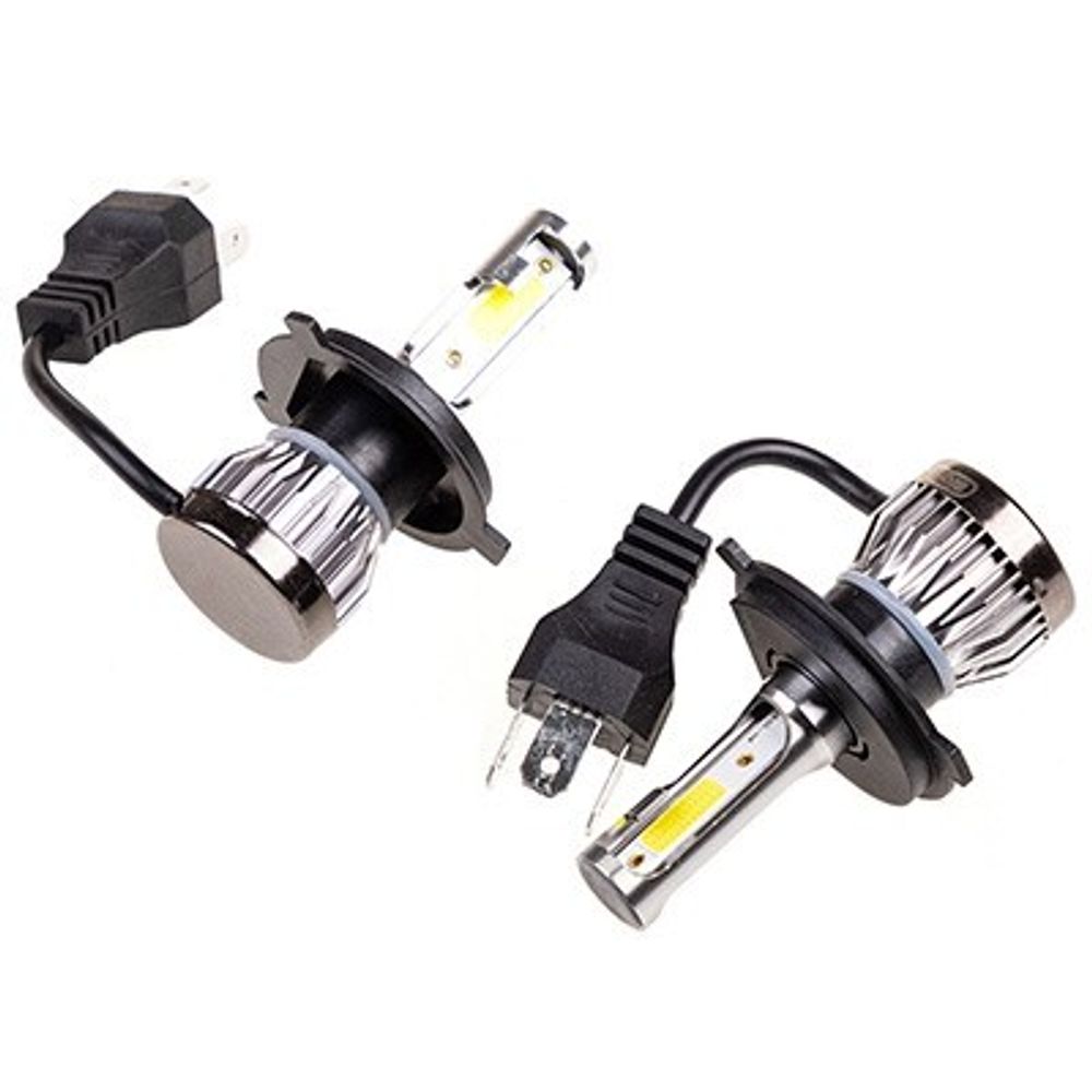 Лампа H4 12/24V LED 13W/1500LM 6000K 2 шт (SKYWAY)