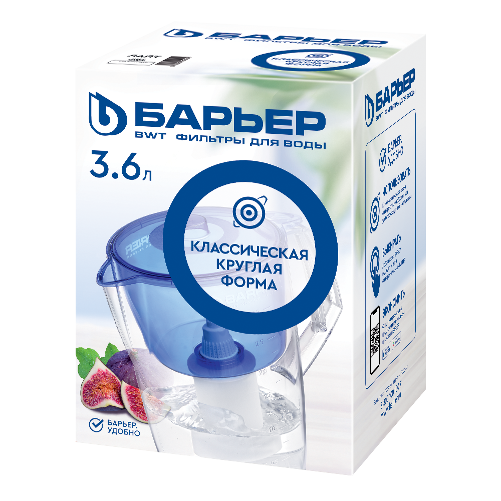 Фильтр  для воды Барьер 3,6 л