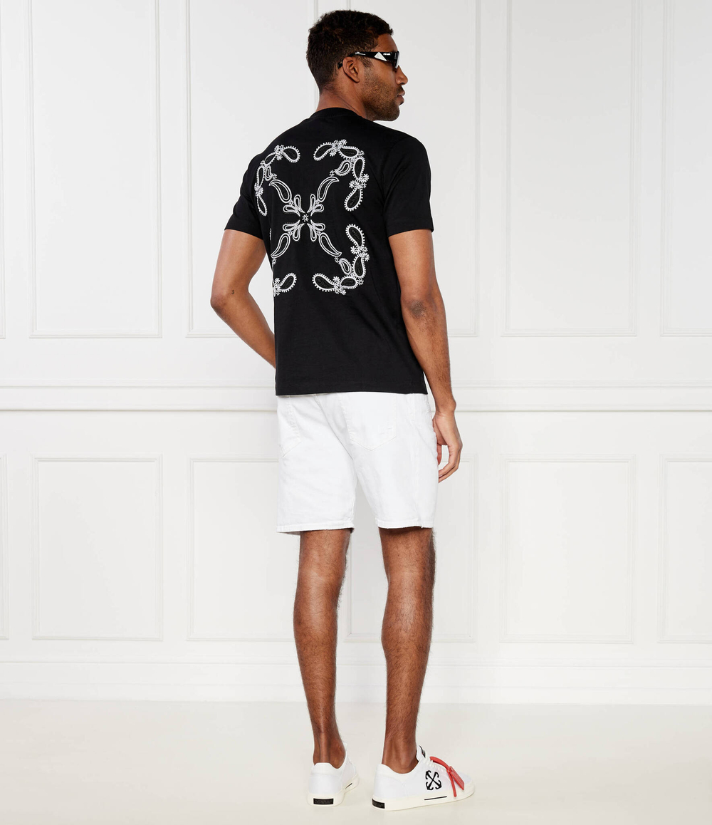 Футболка BANDANA OFF-WHITE - черный(OMAA027S 24JER001)