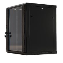 Шкаф настенный 12U Hyperline TWB-1245-GP-RAL9004