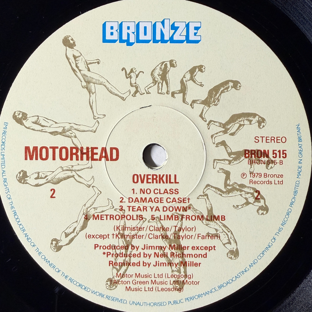 Motörhead ‎– Overkill (Англия 1979г.) Т