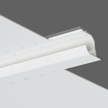 Линейный элемент купольной встраиваемой гипсовой системы SN 460 белый Atlas System L1000 Stellanova