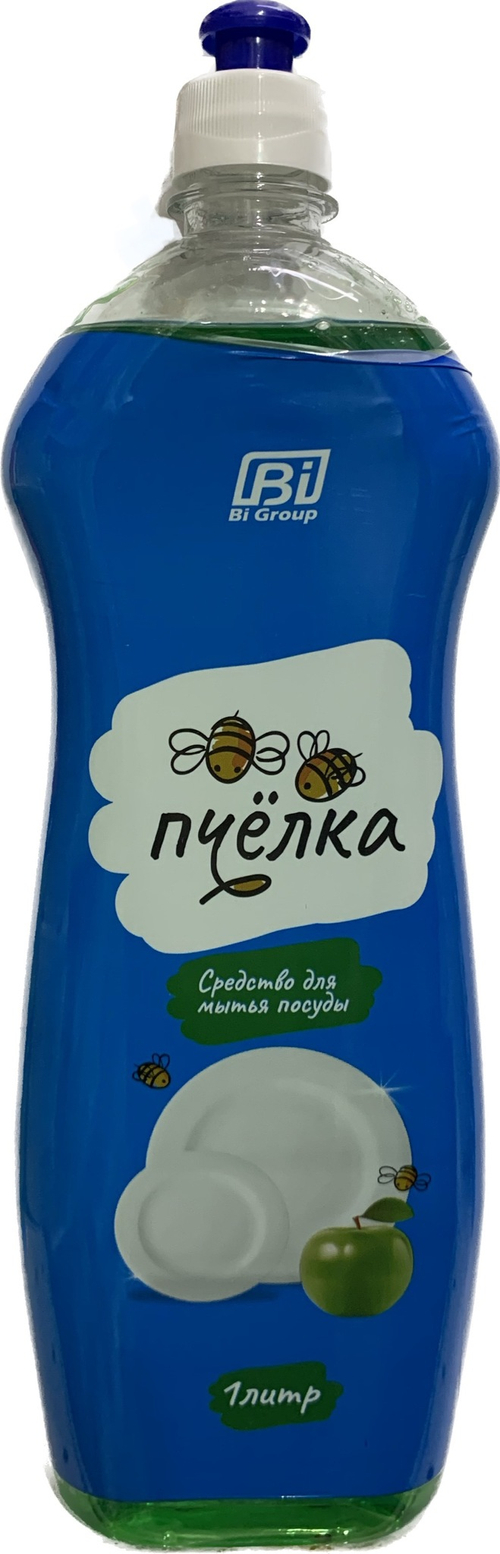 СРЕДСТВО ДЛЯ МЫТЬЯ ПОСУДЫ ПЧЕЛКА ЯБЛОКО 1Л