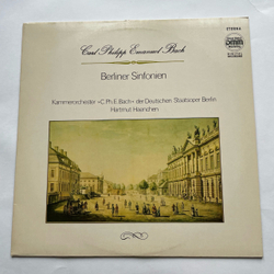 Винтажная виниловая пластинка LP Carl Philipp Emanuel Bach Бах, Kammerorchester Carl Philipp Emanuel Bach, Hartmut Haenchen Berliner Sinfonien (ГДР 1987)