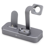 Док станция 3 в 1 Base 19 iPhone/Apple Watch/AirPod (CS7201-GY) Gray COTEetCI