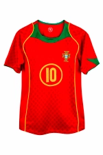 Футболка футбольная сборной Португалии ЕВРО2004 Руй Кошта 10