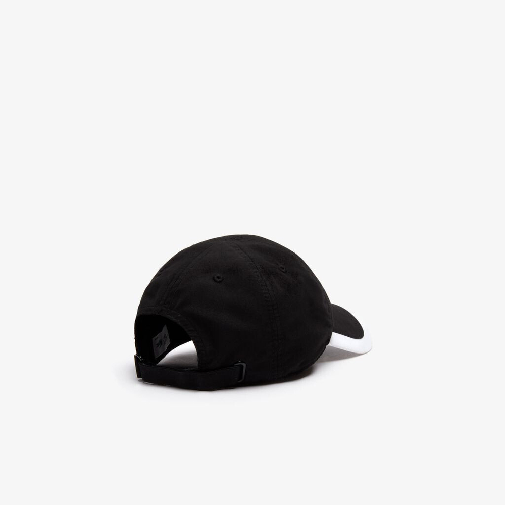 Теннисная кепка Lacoste Sport Contrast Border Lightweight Cap - черный