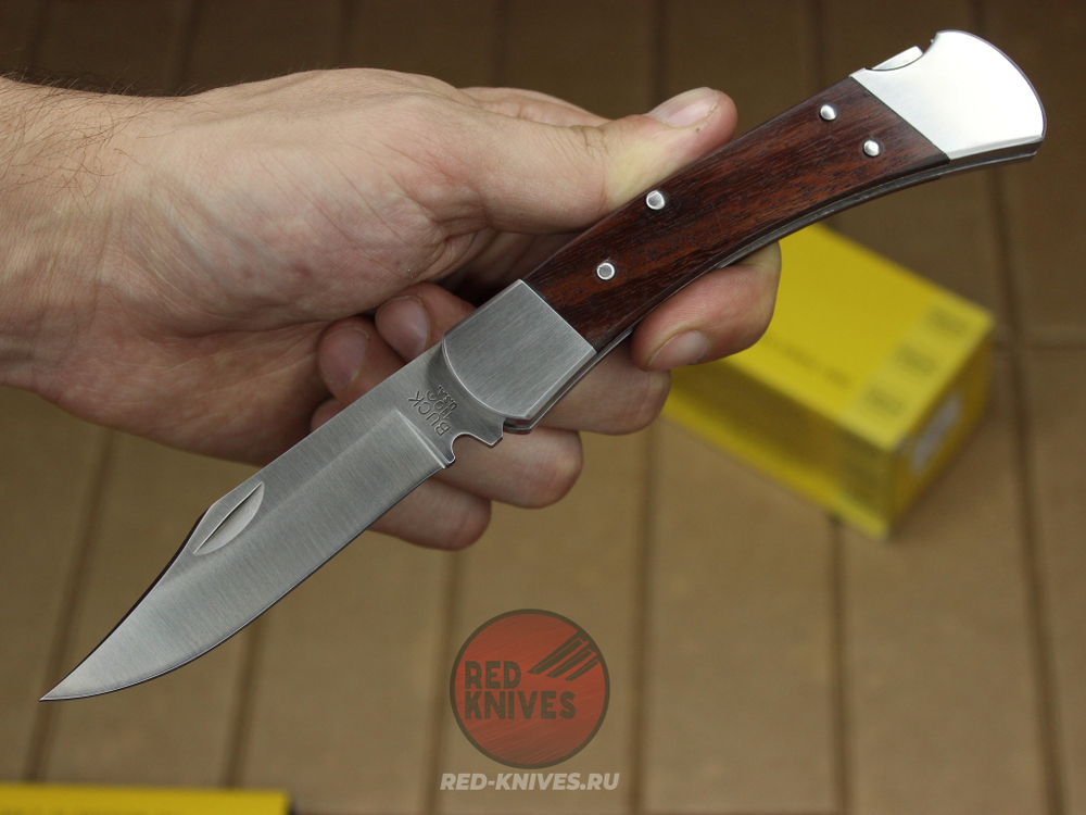 Нож BUCK Folding Hunter 110 - рукоять дерево 0110BRS